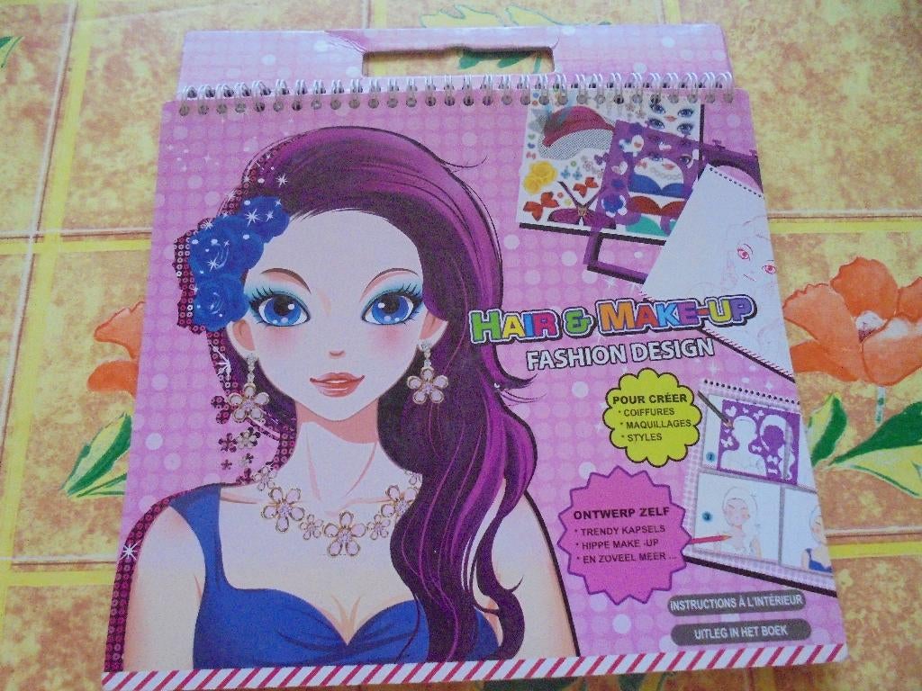 Nieuw Hair & Make-up Fashion design, Kinderen en Baby's, Speelgoed | Educatief en Creatief, Ophalen of Verzenden, Nieuw, Knutselen