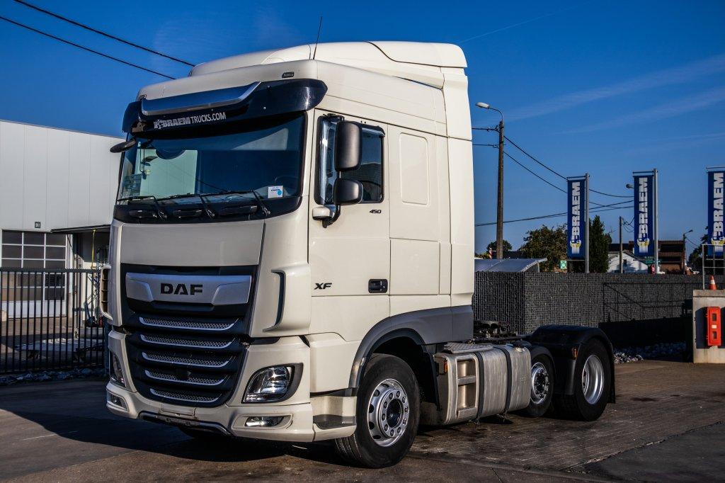 DAF XF 450-6X2 (bj 2019), Auto's, Automaat, Euro 6, Overige brandstoffen, Wit