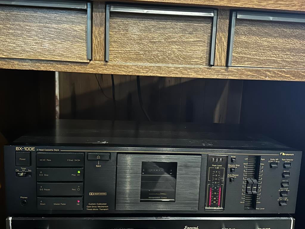 Nakamichi BX-100e cassettedeck, Enlèvement ou Envoi, Simple, Autres marques