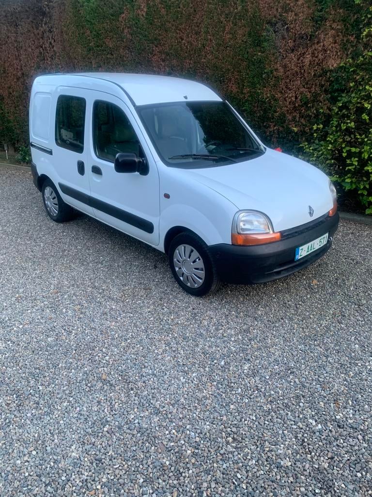 Renault kangoo 1.9 diesel, goede staat, 102379km, Auto's, Airbags, Stof, Wit, Particulier