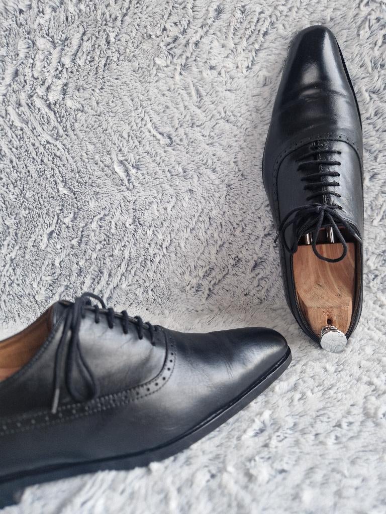 Richelieu noir Bexley cuir – Blake – T41.5, Chaussures à lacets, Porté, Noir, Bexley