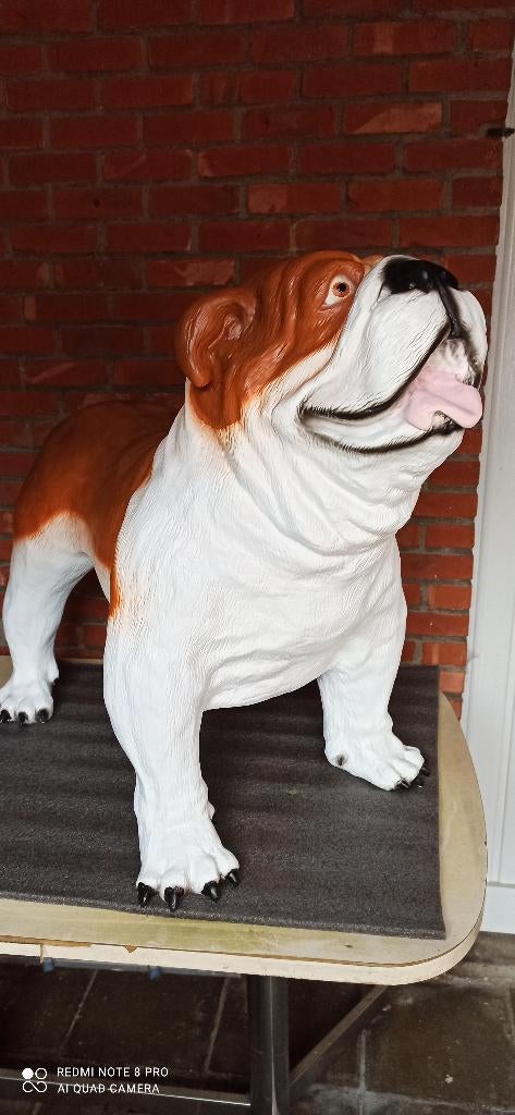 Engelse bulldog, Tuin en Terras, Ophalen, Nieuw, Kunststof, Dierenbeeld
