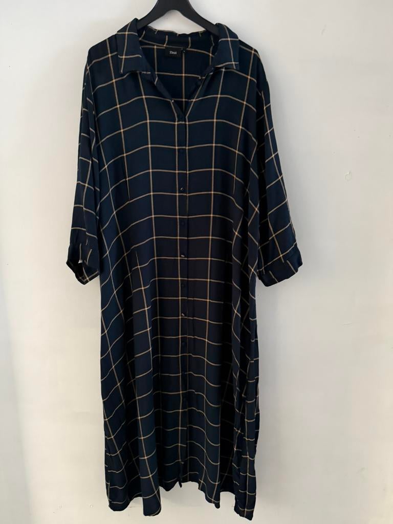 Jurk Zizzi maat L = 50/52, Kleding | Dames, Grote Maten, Ophalen of Verzenden, Zo goed als nieuw, Blauw, Jurk