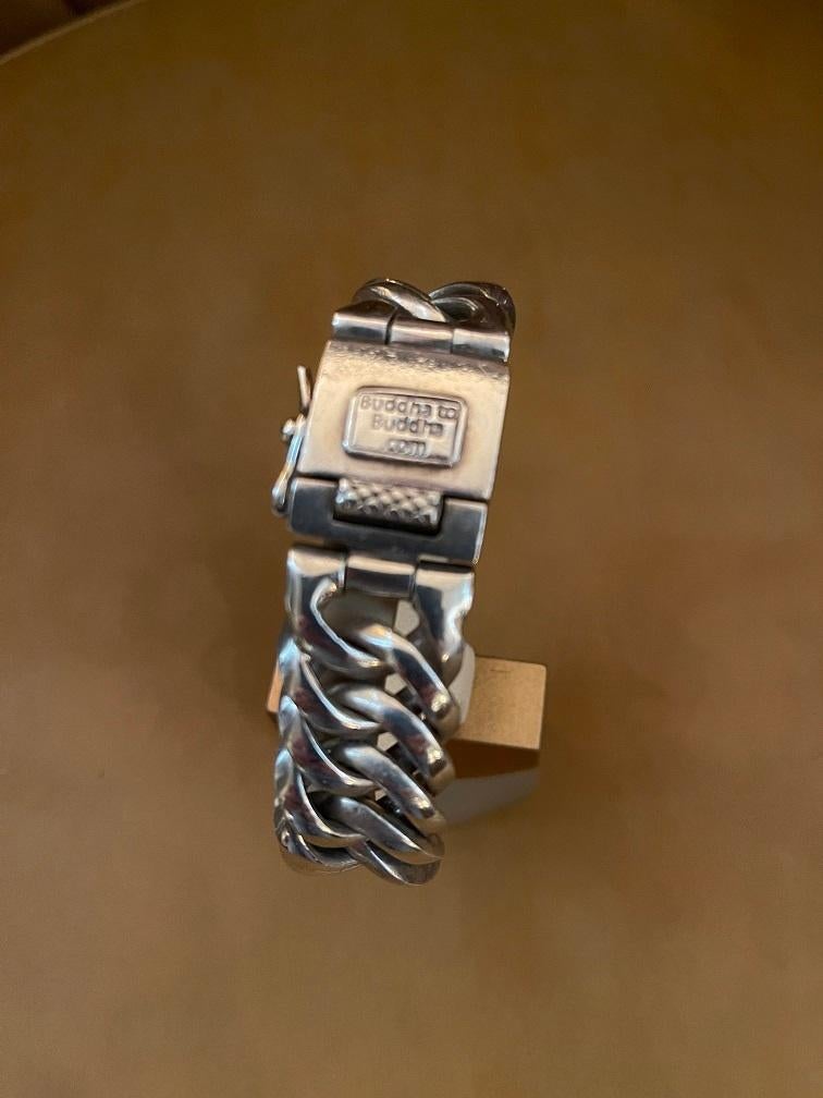 Buddha to Buddha armband Chain 2 zilver 925 buddhatobuddha, Handtassen en Accessoires, Armbanden, Ophalen of Verzenden, Gebruikt