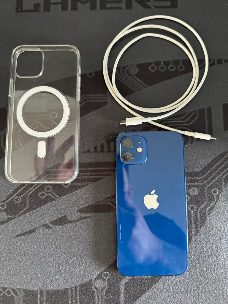 Iphone 12 256gb krasvrije voorkant en achterkant, Telecommunicatie, Ophalen, Gebruikt, IPhone 12, Frontje of Cover