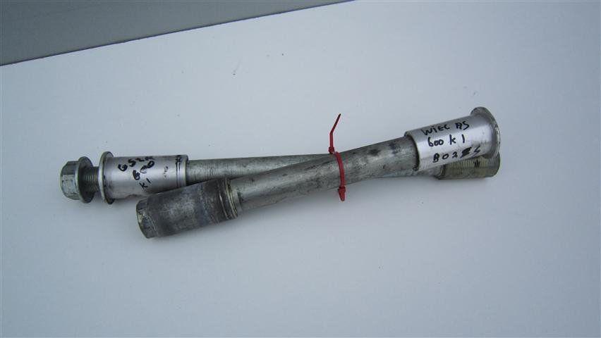 Set wiel assen Suzuki GSXR600 2001 2002 2003 k1 k2 k3, Gebruikt, -, -, Ophalen of Verzenden