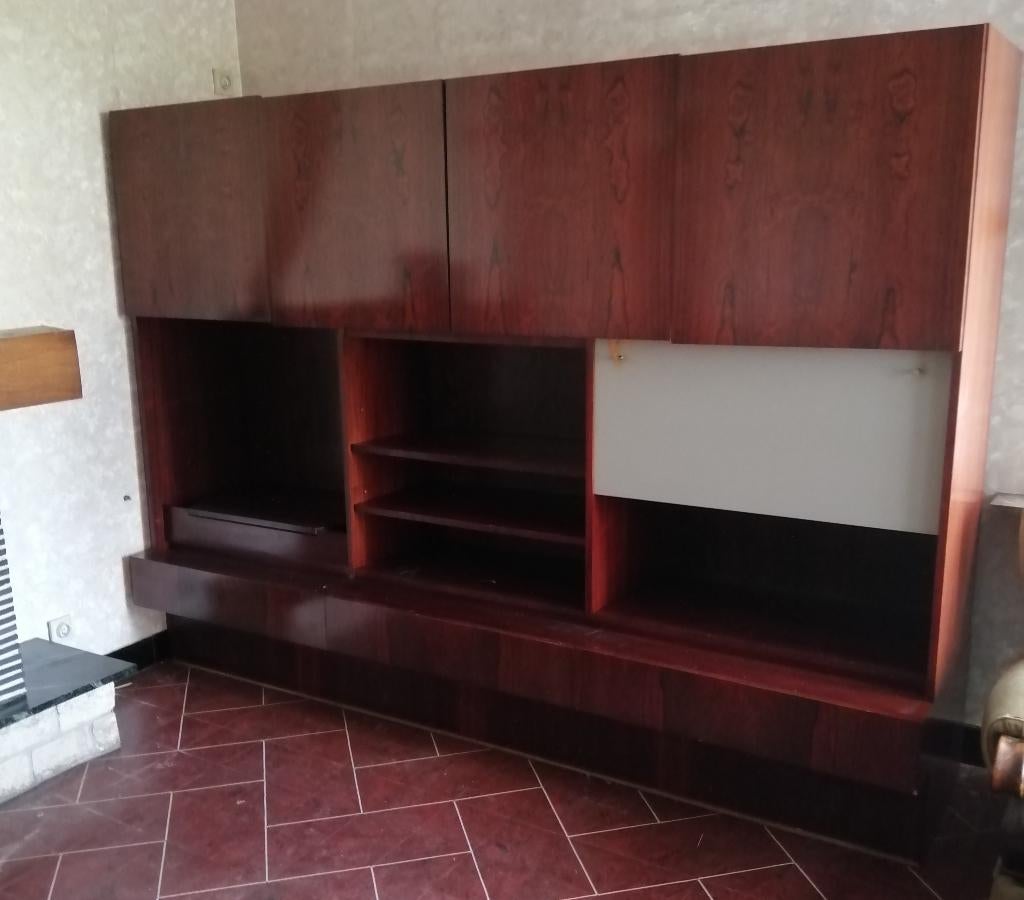 vintage wandkast, Huis en Inrichting, Ophalen, Gebruikt, Met deur(en), 150 tot 200 cm