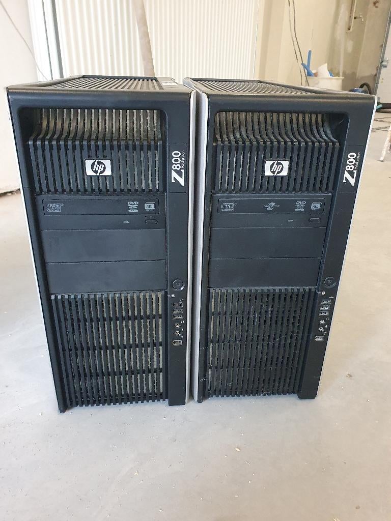 HP Z800 workstation (server) voor onderdelen, Computers en Software, Servers, Ophalen of Verzenden, Niet werkend