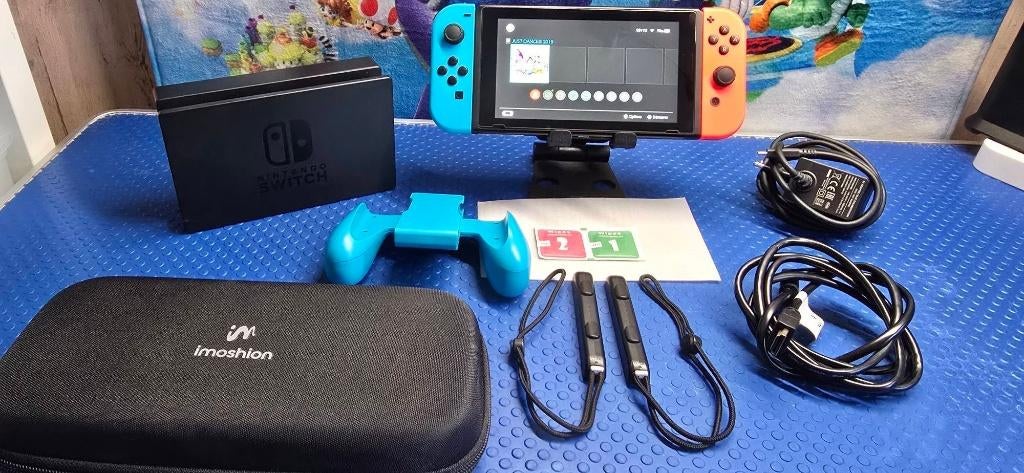 console nintendo switch + jeu + garantie (complete) 165 euro, Enlèvement ou Envoi, Utilisé