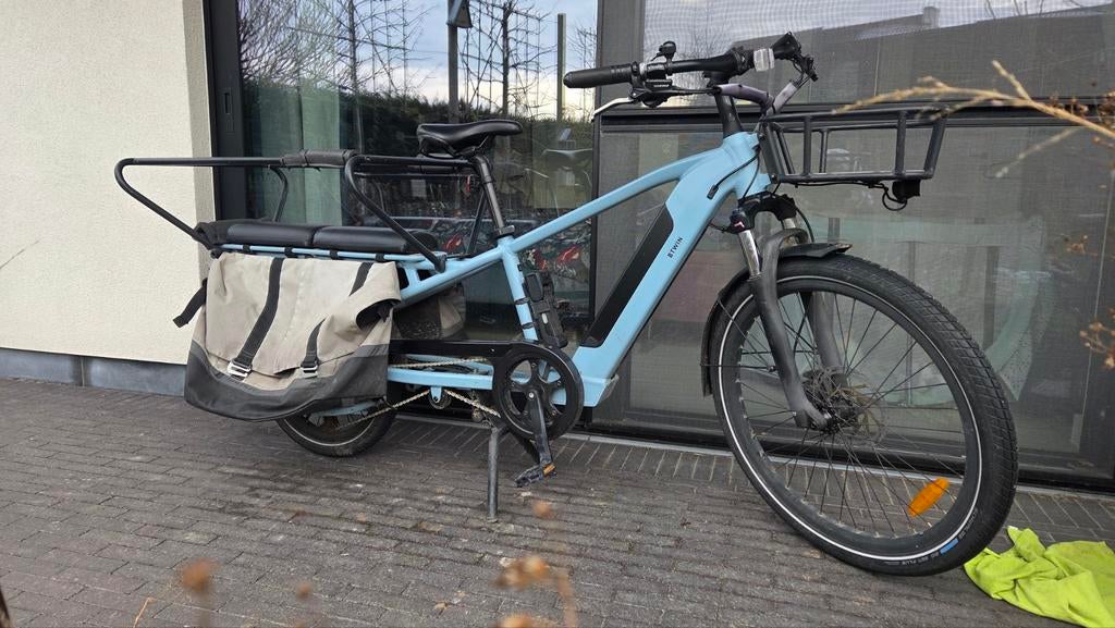 Btwin longtail R500E - net onderhoud gehad!, Ophalen, Gebruikt, 50 km per accu of meer, Overige merken