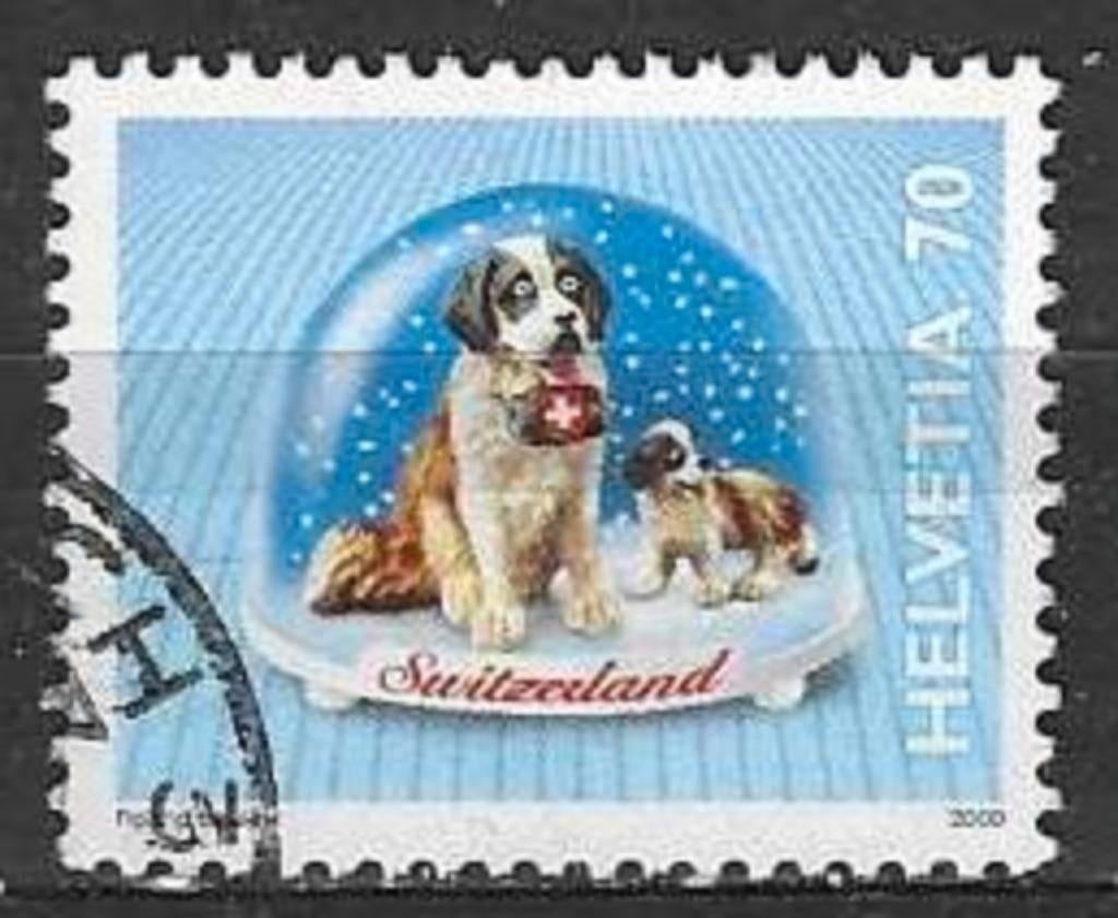 Suisse 2001 - Yvert 1686 - Saint-Bernard (ST), Envoi, Affranchi