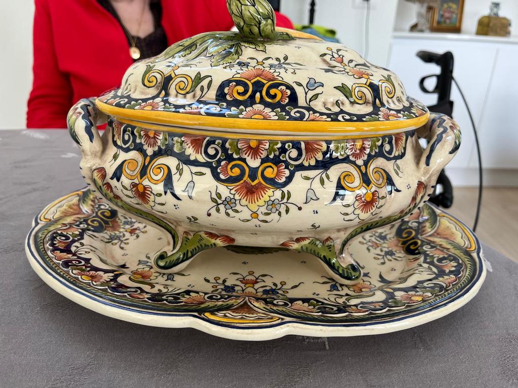 Terrine de soupe française vintage, Enlèvement ou Envoi