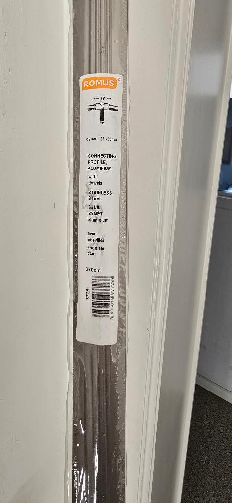 Profilé aluminium pour Seuils de porte, Enlèvement, Neuf, Aluminium