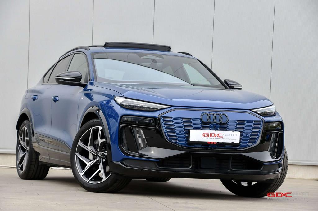 Audi Q6 e-tron Q6 e-Tron Sportback S line I Airsus I Trekhaa, 185 kW, Entreprise, Commande vocale, Noir