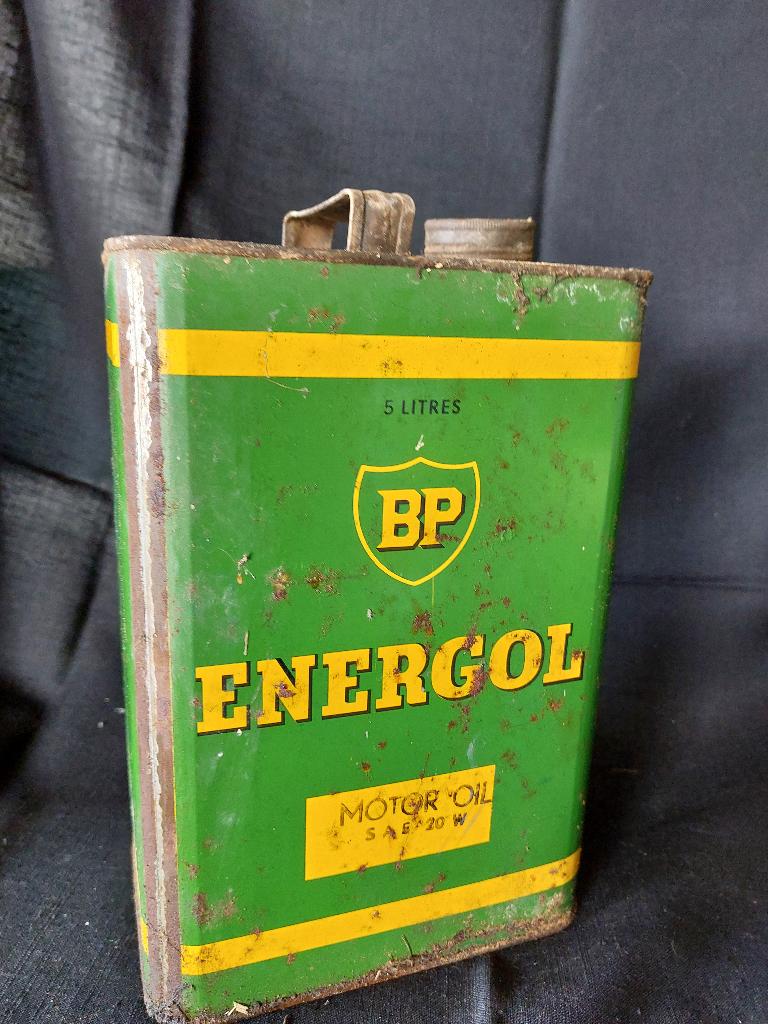BIDON D HUILE ANCIEN BP REMPLI, Collections, Enlèvement ou Envoi, Comme neuf, Autres types