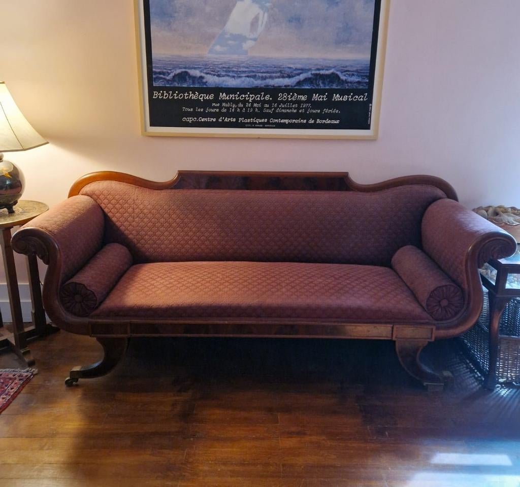 Très beau canapé d'époque., Antiquités & Art, Enlèvement