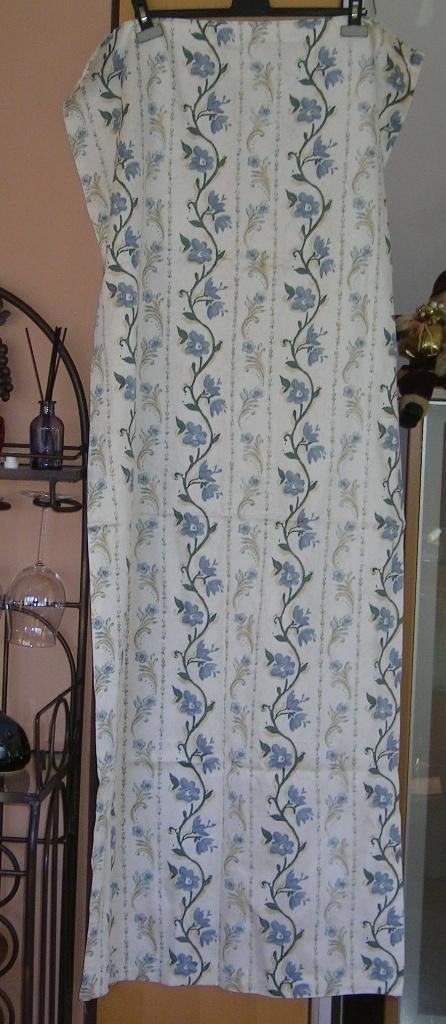 2 Tentures à fleurs 62cms*168cms + embrasses, Huis en Inrichting, Stoffering | Gordijnen en Lamellen, Ophalen, Gebruikt, Fleuri