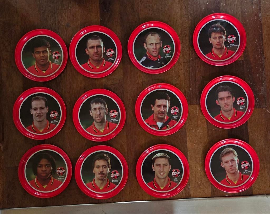 Sous-verres Red Devils Coca-Cola - lot de 12, Collections, Enlèvement ou Envoi, Ustensile