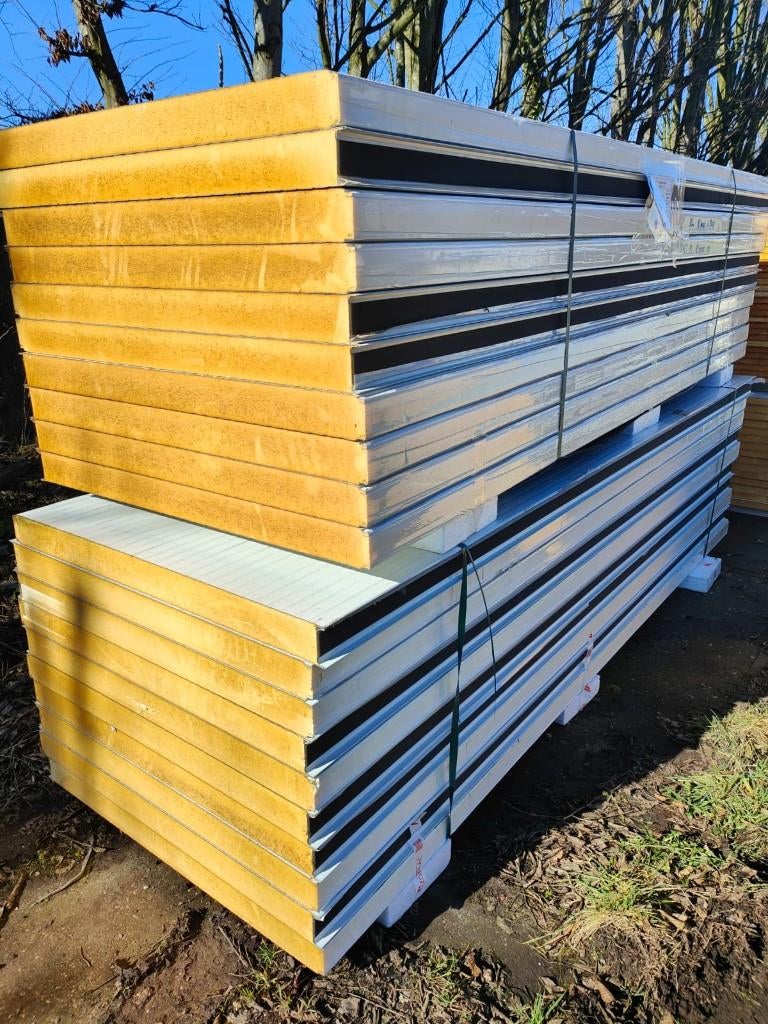 Sandwichpanelen 30-100mm wand AANBIEDING, Ophalen, Nieuw, Overige materialen, 50 tot 100 mm