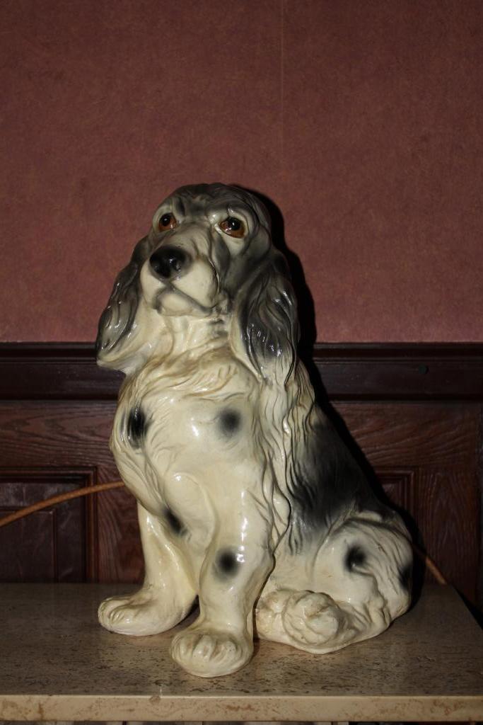 Beeld hond Cocker Spaniël, Ophalen