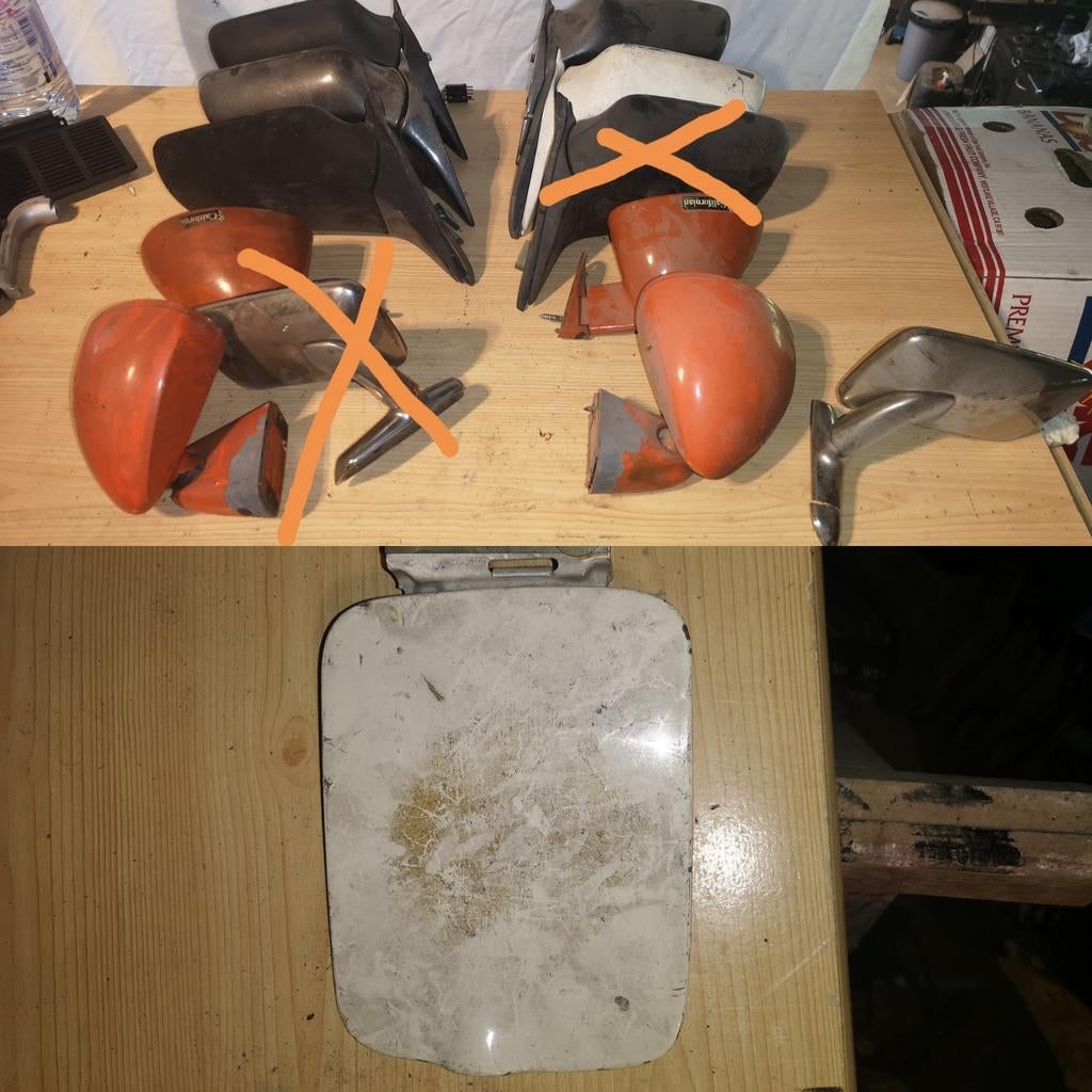 Rétroviseur intérieur & extérieur BMW e21, trappe à essence, Autos : Pièces & Accessoires, BMW