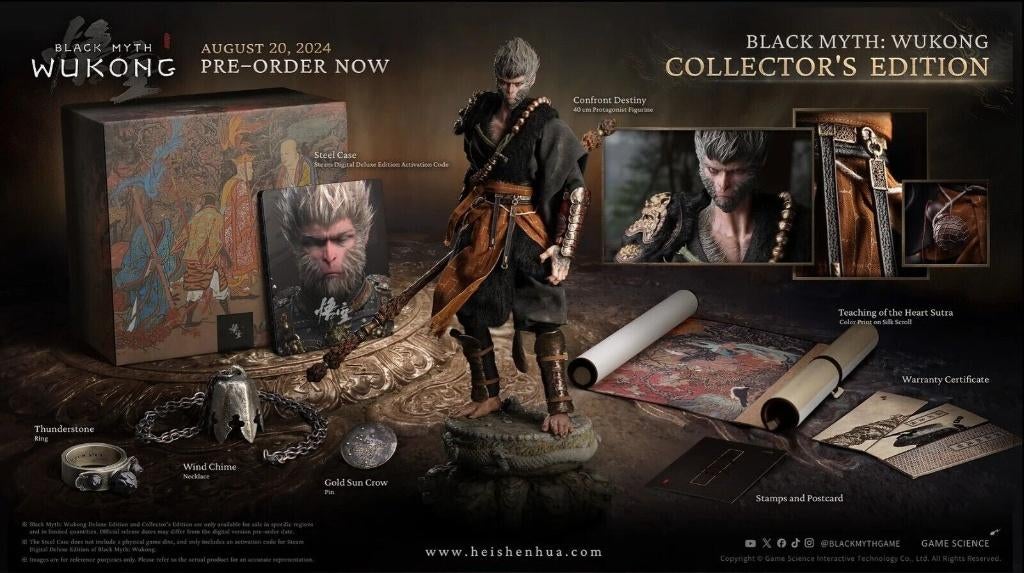 Black Myth Wukong Collector's Edition voor Ps5 , Sealed, Ophalen, Nieuw