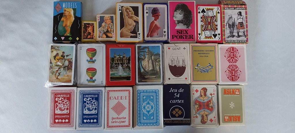 Verschillende doosjes complete, niet gebruikte speelkaarten, Ophalen of Verzenden, Nieuw, Speelkaart(en)