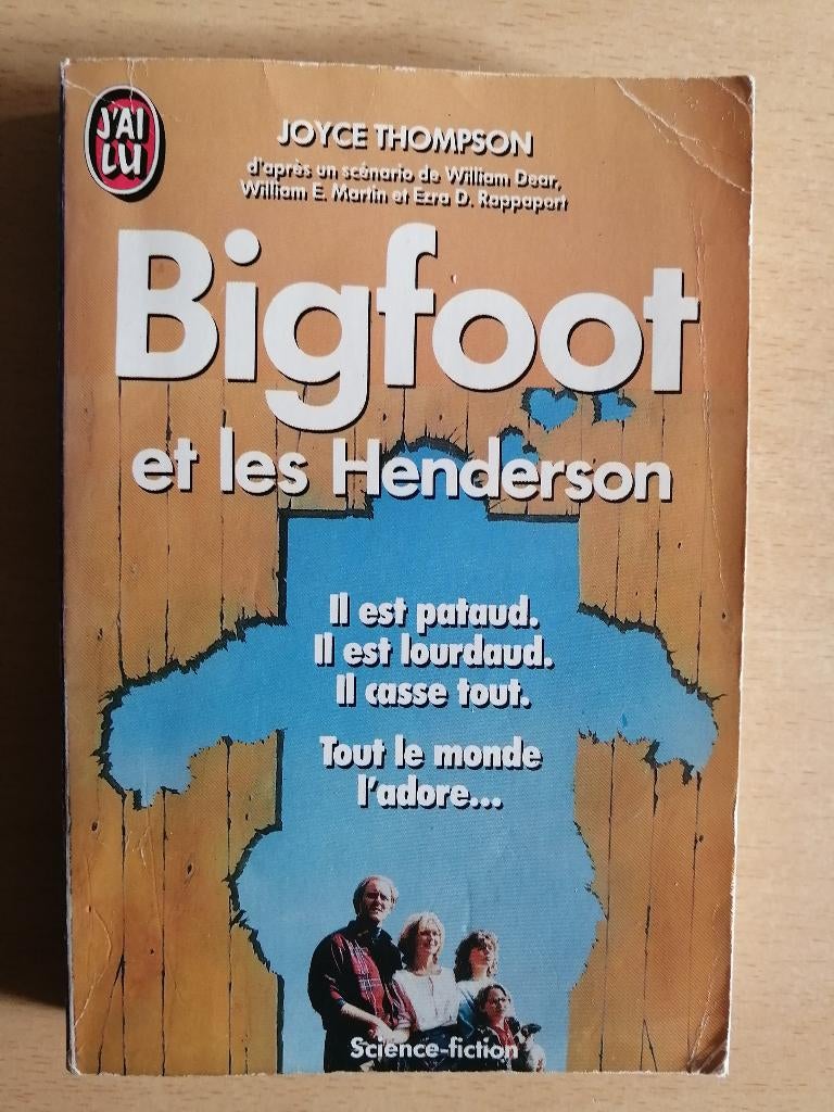 Bigfoot et les Henderson de Joyce Thompson, Livres, Romans, Enlèvement ou Envoi