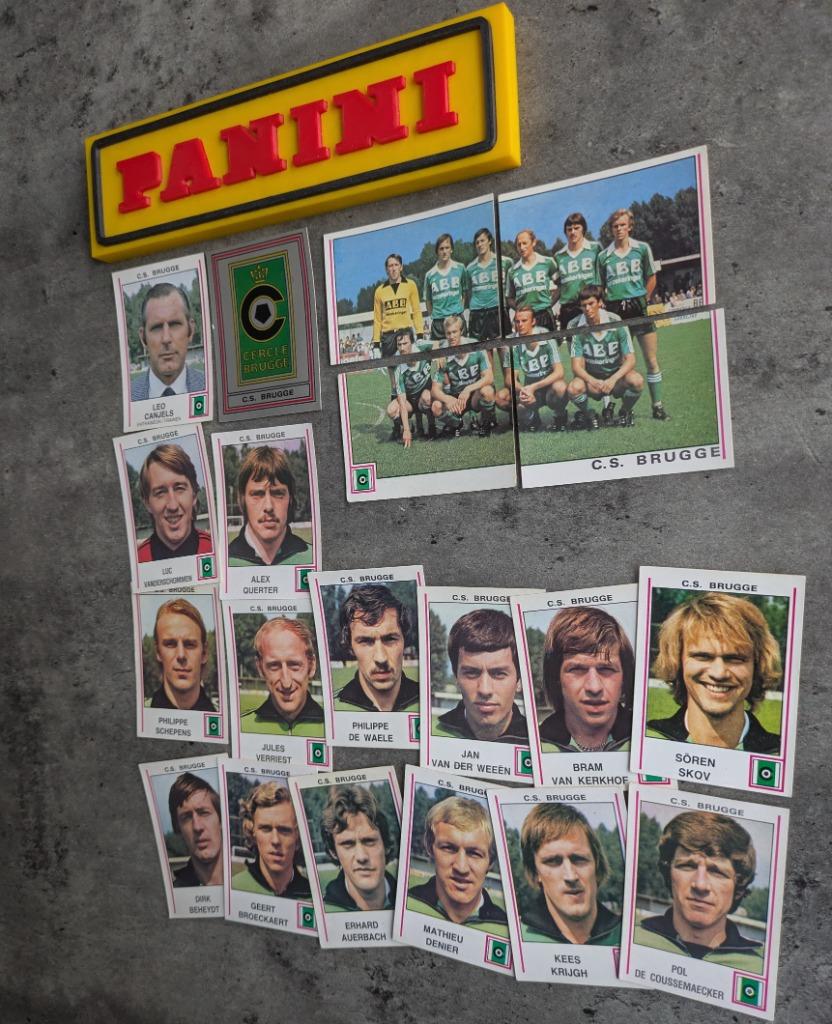 PANINI FOOTBALL 80 CERCLE BRUGES 20 AUTOCOLLANTS 1980, Hobby & Loisirs créatifs, Autocollants & Images, Envoi