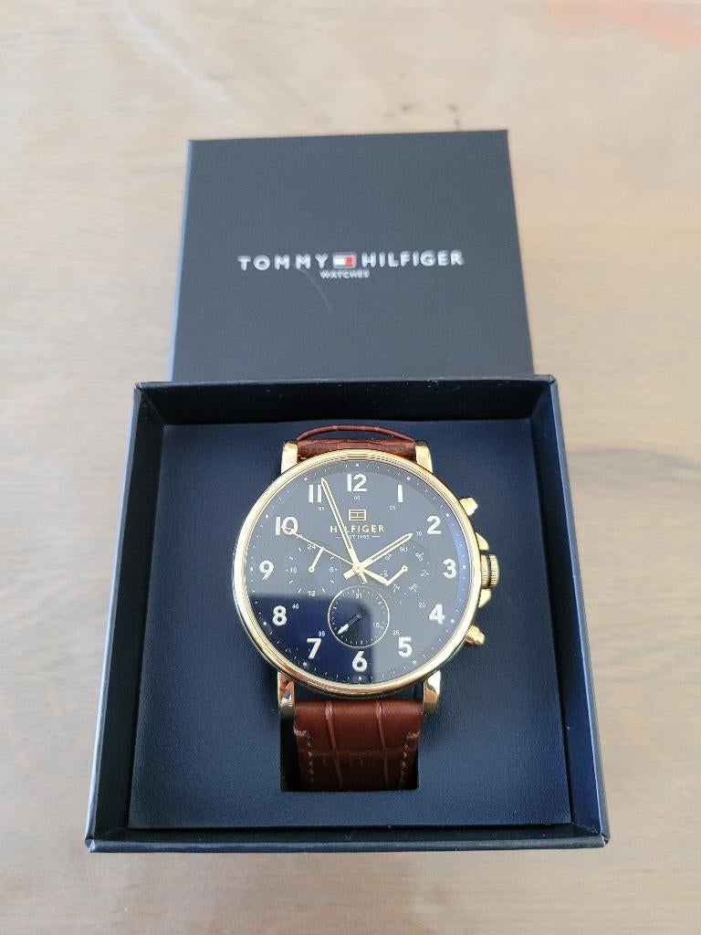 Horloge Tommy Hilfiger, Overige merken, Leer, Staal, Polshorloge