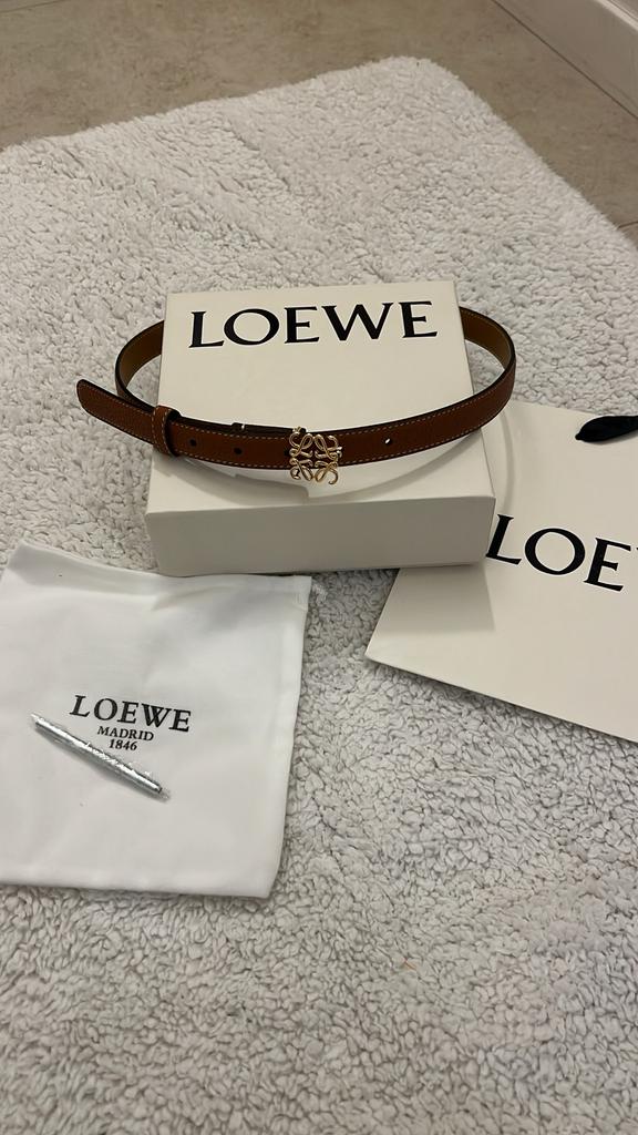 Ceinture Loewe, Kleding | Dames, 80 tot 90 cm, Bruin, Echt leder, Tailleriem