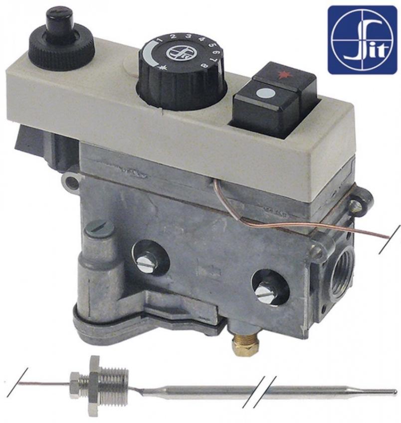 Smitto gasblok + thermostaat voor visbakoven / frituur, Verzenden, Nieuw
