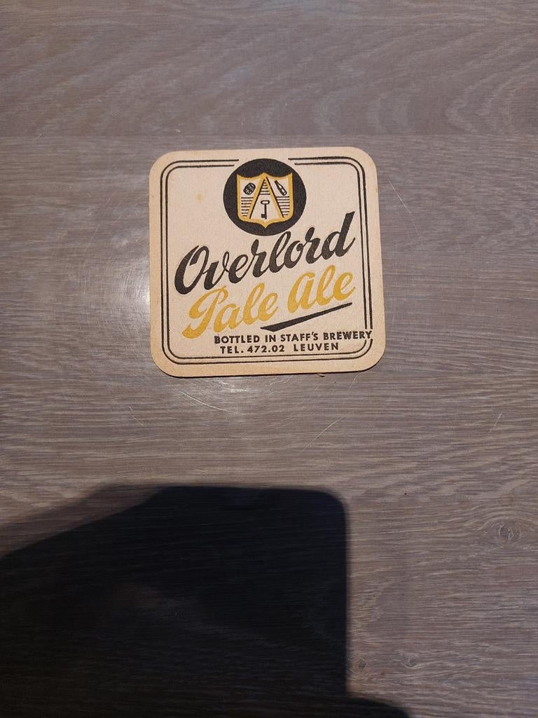 Oud bierviltje brouwerij Lootvoet Overijse, Verzamelen, Ophalen of Verzenden