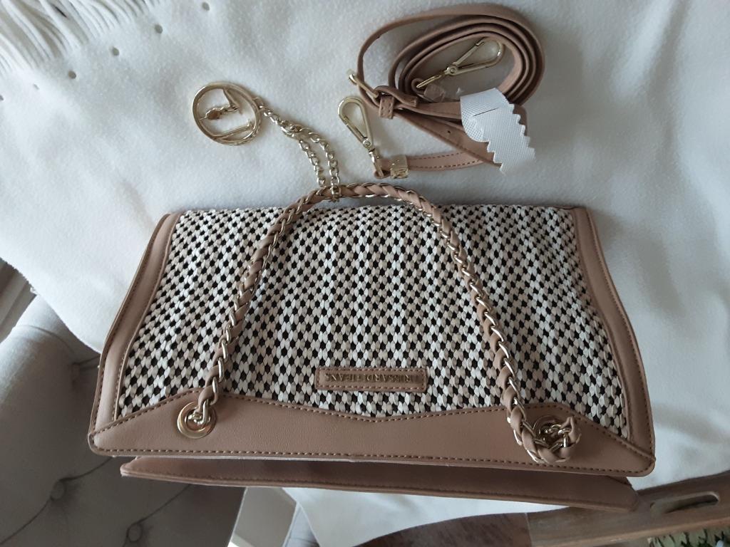 Trussardi handtas beige, Ophalen of Verzenden, Nieuw, Beige, Handtas