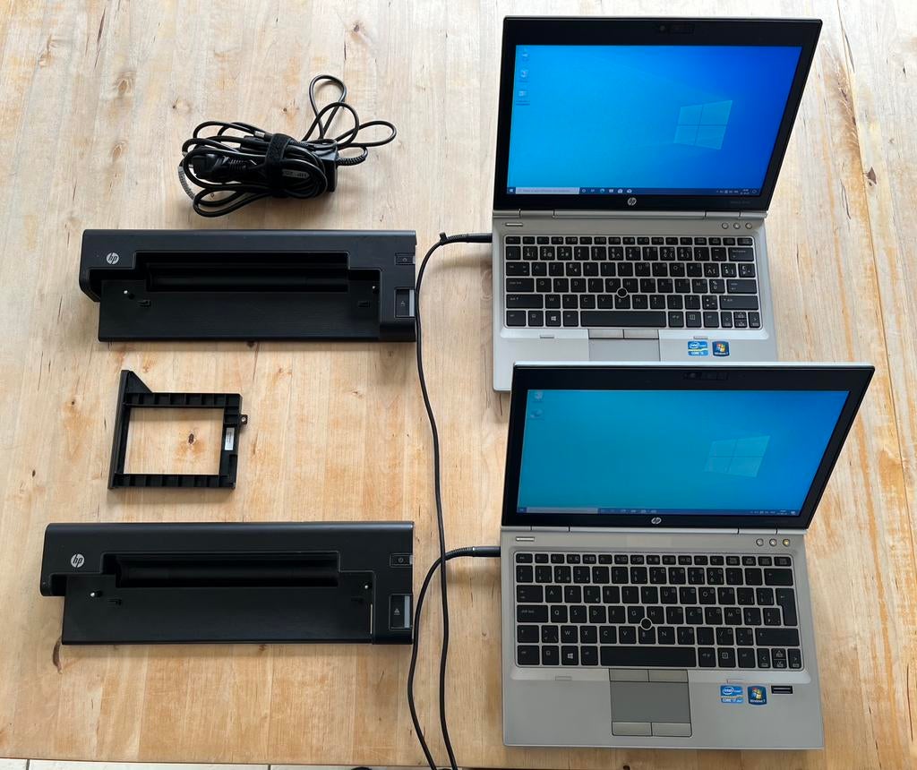 Lot de 2 pc portables HP Elitebook 2570p, Enlèvement, Azerty, HDD