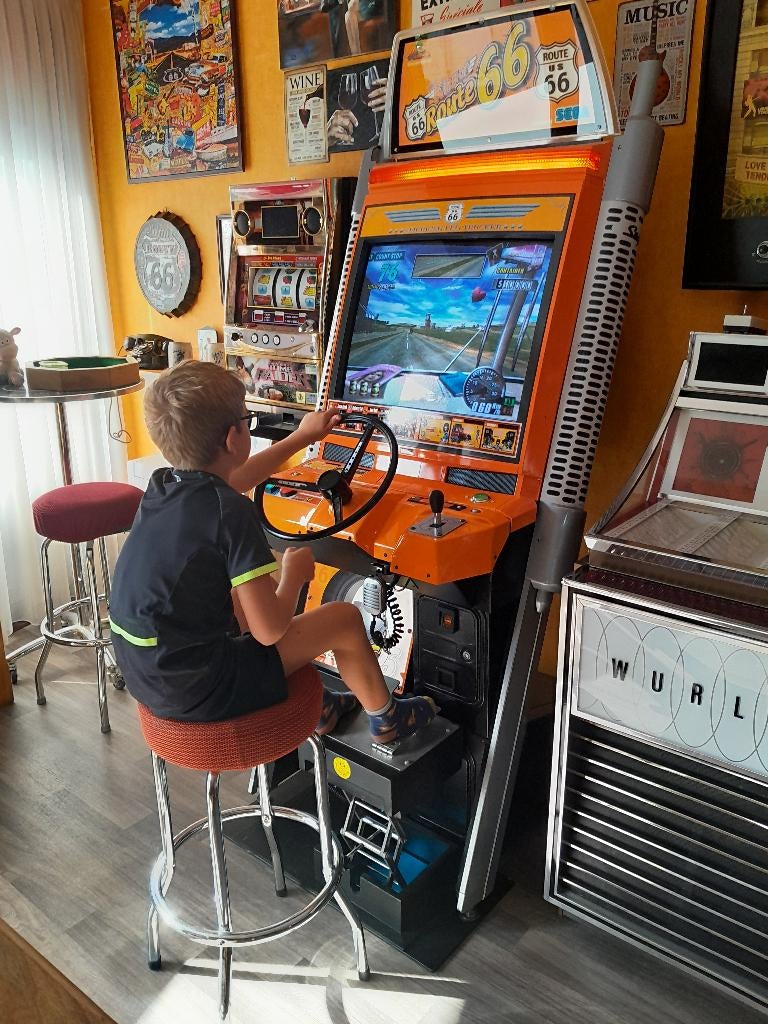 SEGA ARCADESPEL „KONING VAN ROUTE 66", Verzamelen, Automaten | Flipperkasten, Ophalen, Gebruikt, Elektronisch, Sega
