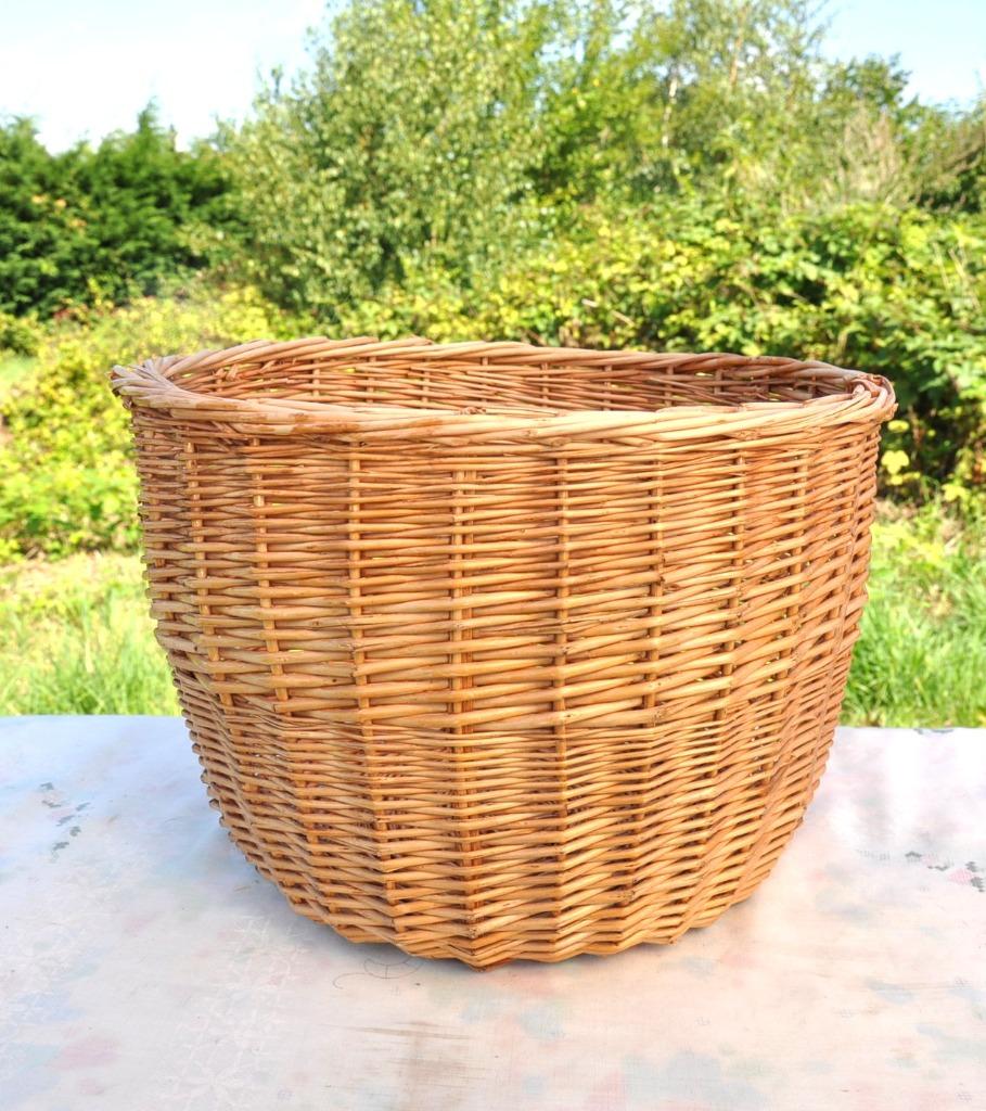 panier rond en rotin sans poignée, Maison & Meubles, Accessoires pour la Maison | Plataux & Paniers, Enlèvement ou Envoi, Osier