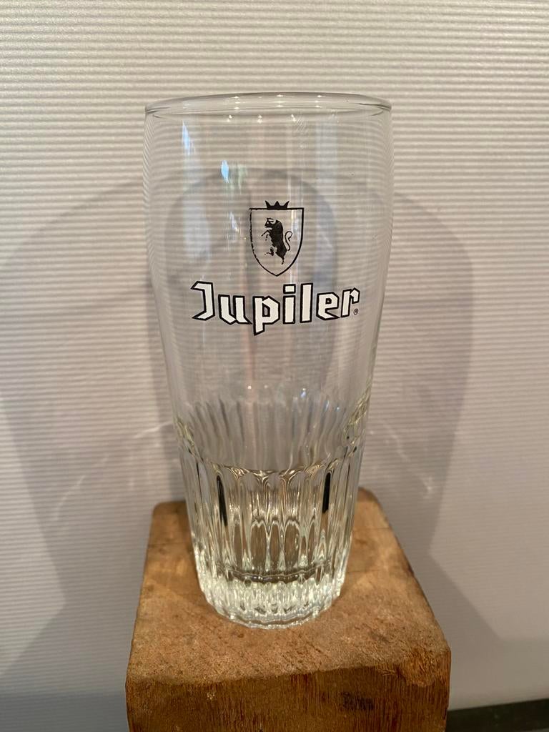 jupiler "black label" 25 cl, Verzenden, Gebruikt, Glas of Glazen, Jupiler