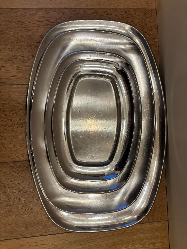 Assiettes de service Alessi - Alfra, Antiquités & Art, Antiquités | Plateaux, Enlèvement ou Envoi