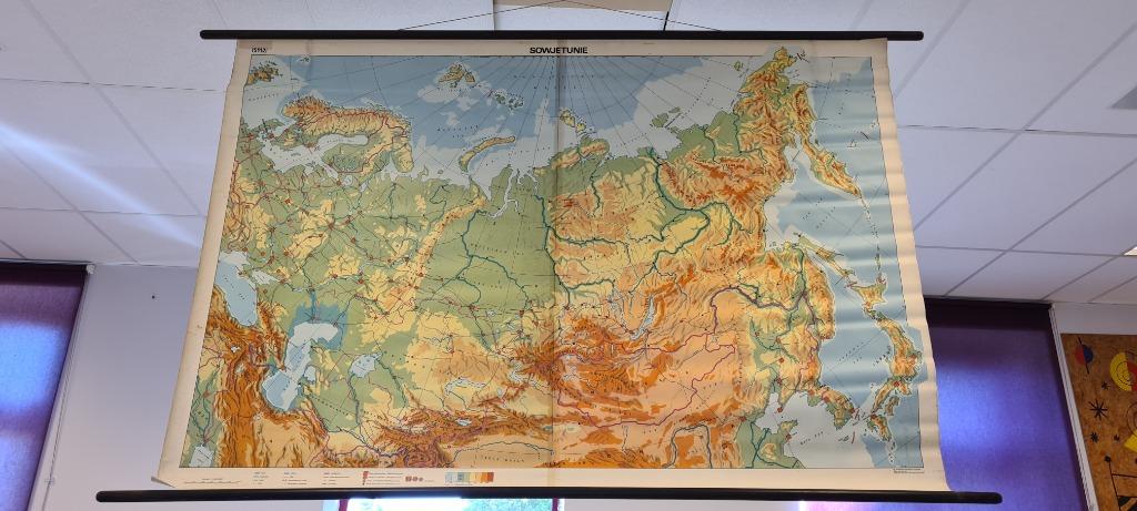 schoolkaart sowjetunie, Ophalen