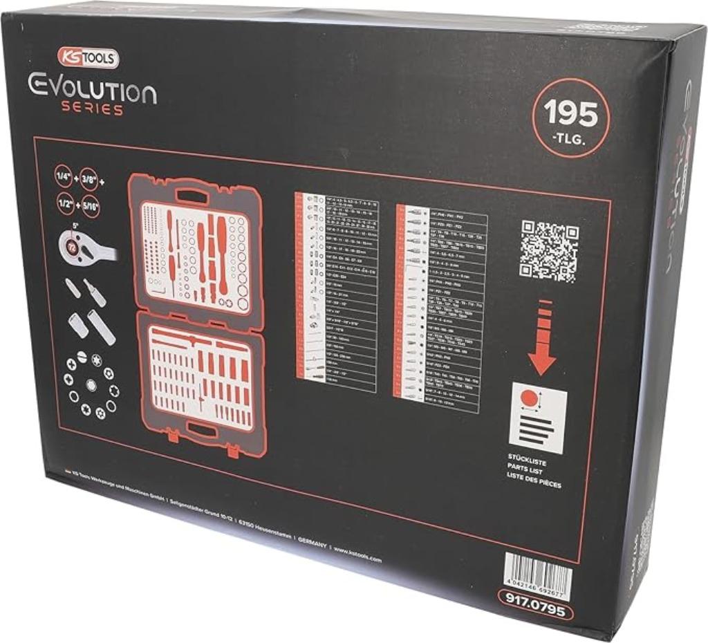 KS Tools Complete gereedschapskist dopsleutels GRATIS LEV, Verzenden, Nieuw