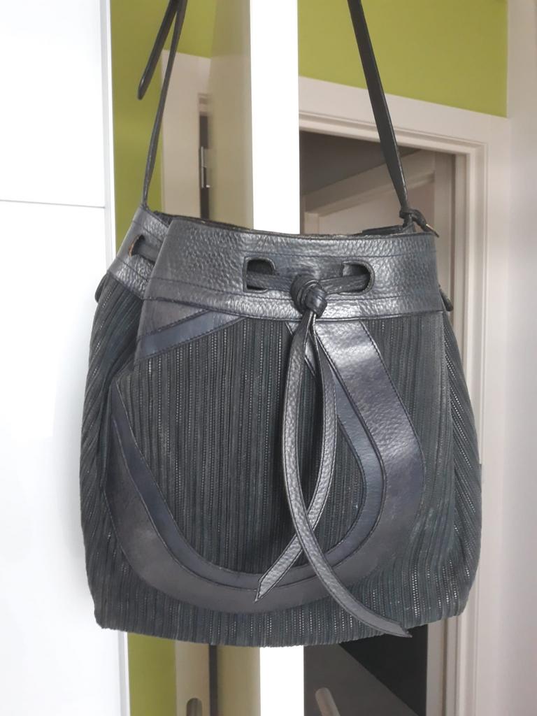 Delvaux - Sac à main bleu foncé, Bijoux, Sacs & Beauté, Enlèvement, Utilisé, Bleu, Sac à main