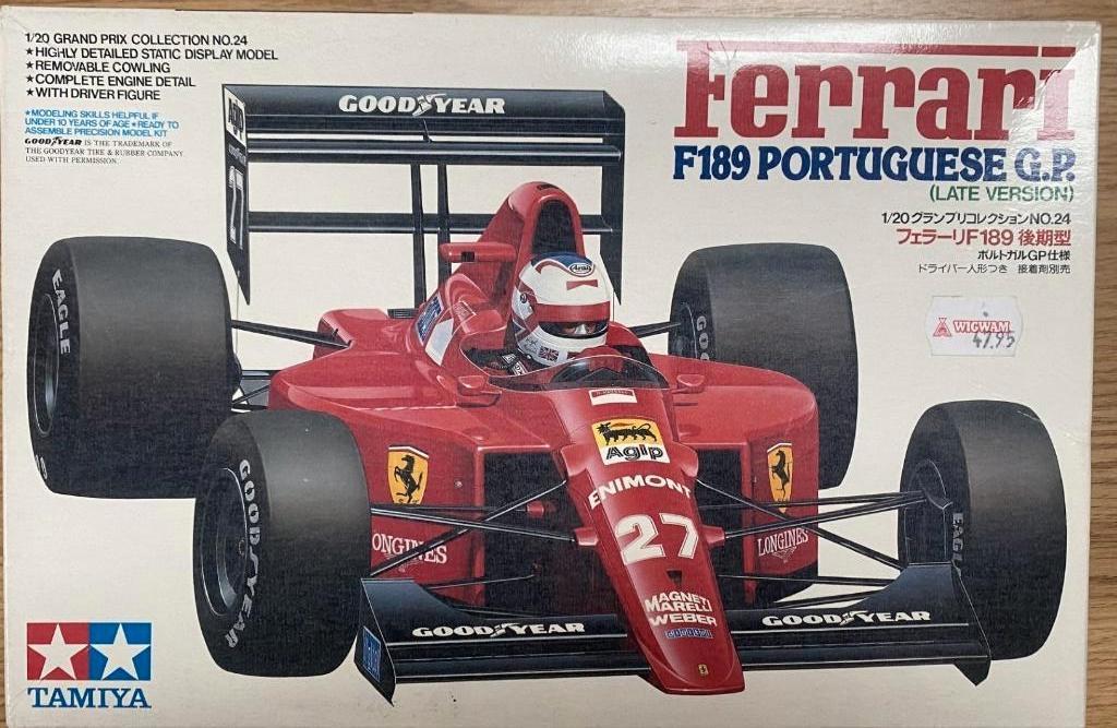 FERRARI F 189 GP du Portugal à l'échelle 1:20, Neuf, Enlèvement ou Envoi, Voiture, Plus grand que 1:32