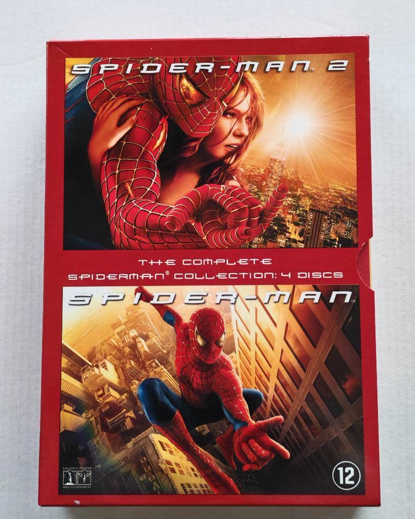 The complete Spiderman collection 4 DVD box, Cd's en Dvd's, Dvd's | Actie, Zo goed als nieuw, Actie, Vanaf 12 jaar, Ophalen of Verzenden