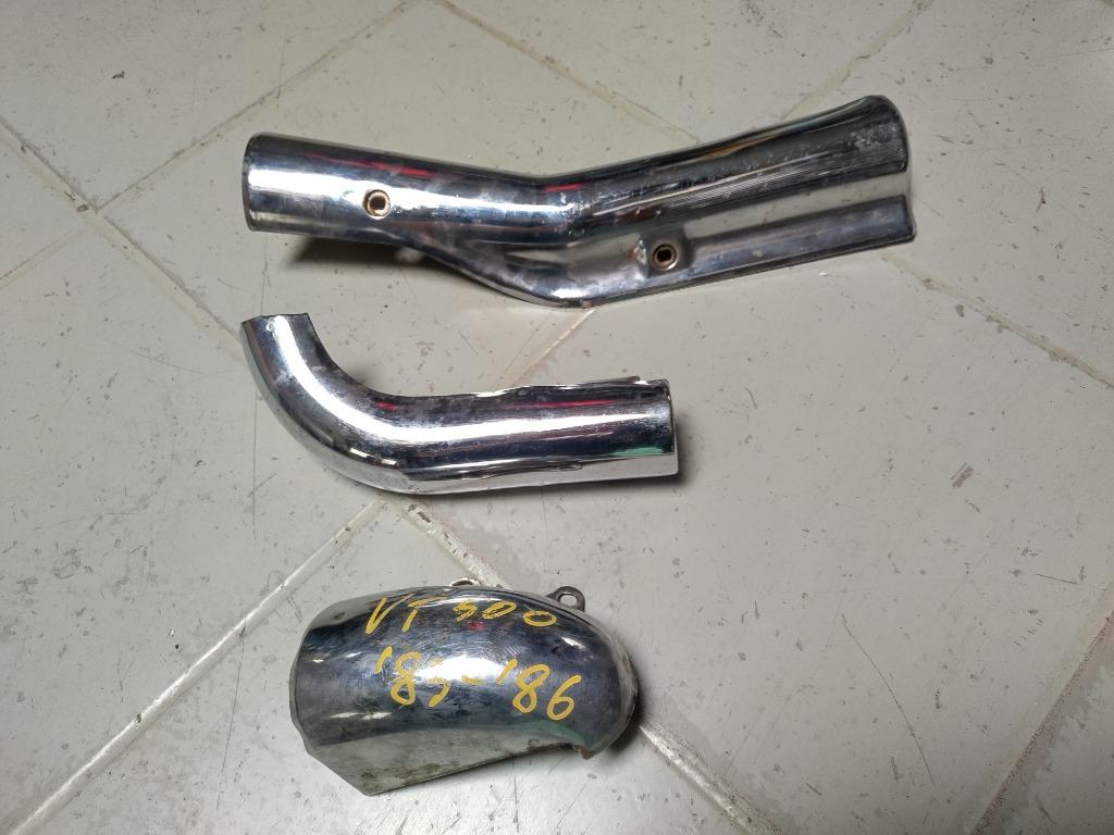 honda shadow 500 van '83-'86 sierstukken collector uitlaat, Enlèvement ou Envoi, Utilisé