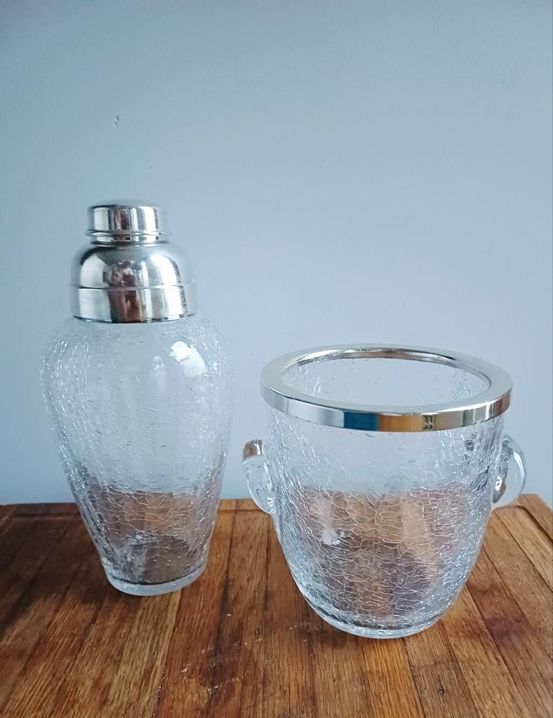 Shaker à cocktail et seau à glace Art Déco WMF, Enlèvement