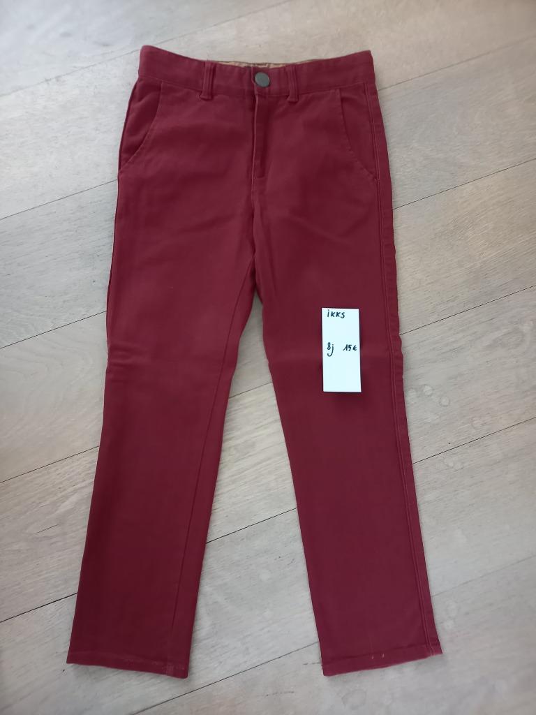 IKKS slack fit nieuwstaat broek 8 jaar Maat 128, Broek, IKKS, Ophalen of Verzenden, Zo goed als nieuw