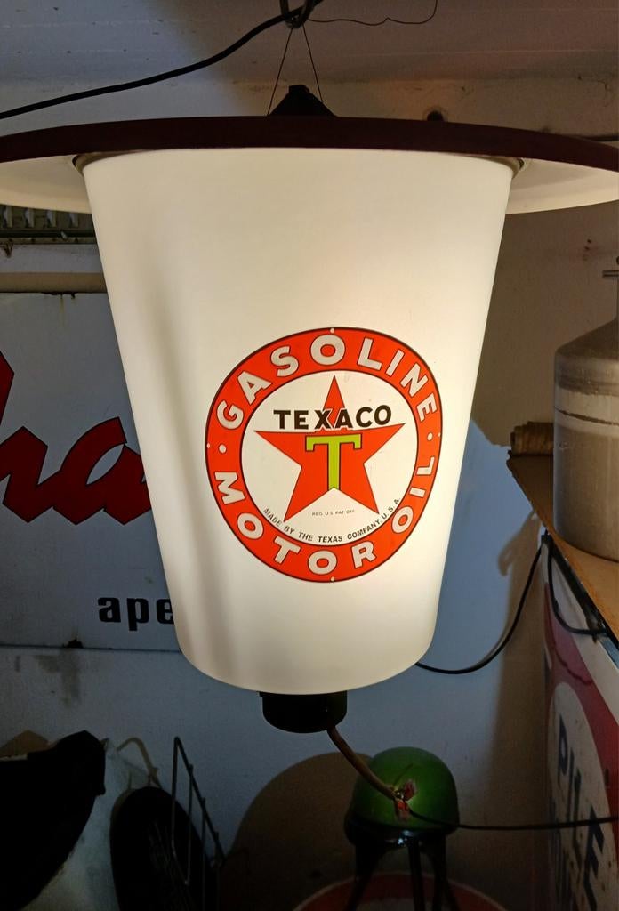 Pompe à essence de station-service Texaco Lamp, Collections, Enlèvement ou Envoi, Utilisé