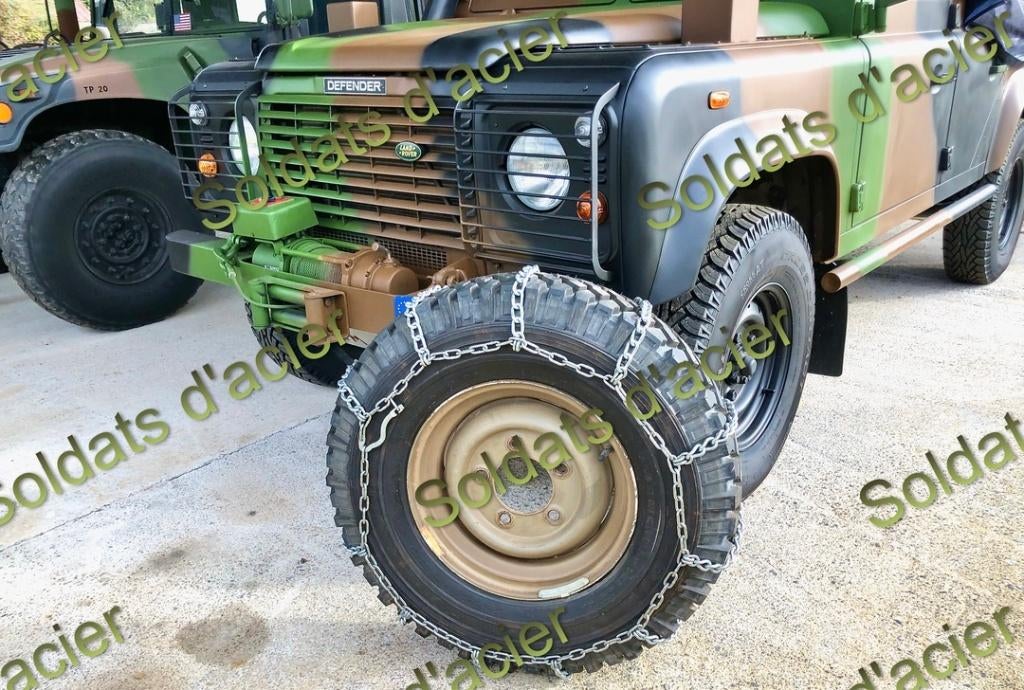 Land Rover Defender Chaînes 7.50R16, Autos : Pièces & Accessoires, Autres pièces automobiles, Rover, Envoi