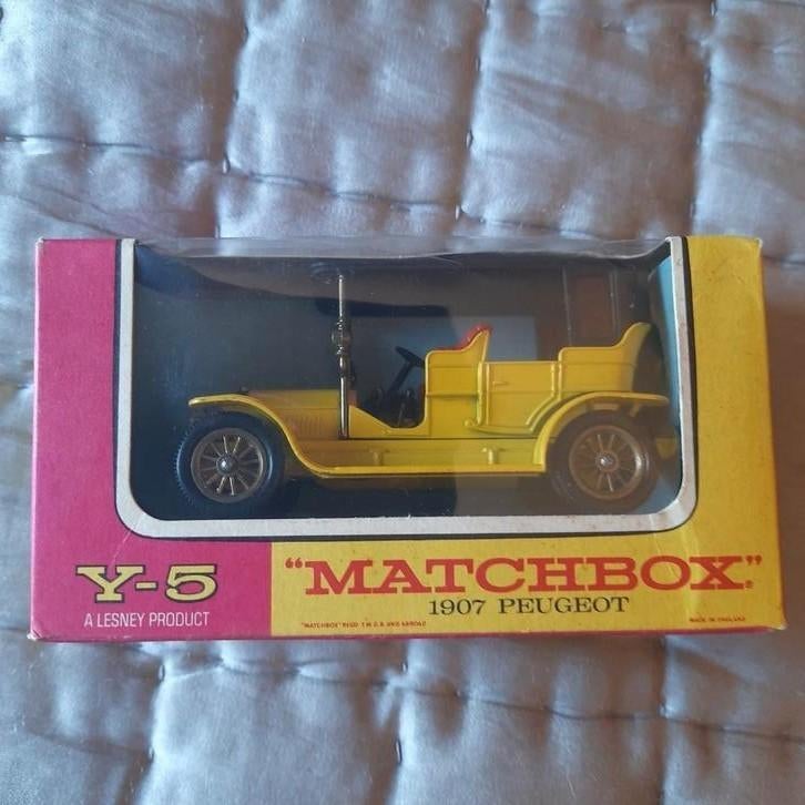 MATCHBOX MOYY Y5 PEUGEOT 1907*VINTAGE*zgan, Hobby en Vrije tijd, Ophalen, Zo goed als nieuw, Auto, Matchbox